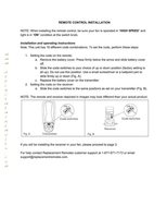 Anderic UC7083TR CHQ7083T with Reverse for Hampton Bay Ceiling Fan Remote Control